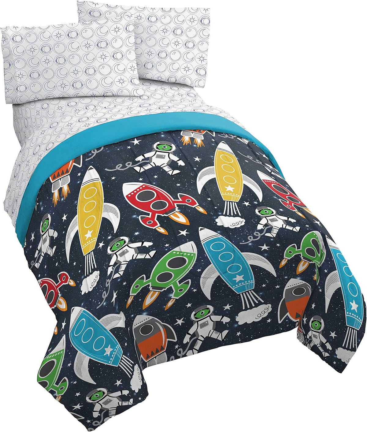 4 Piece Twin Bed Set Microfiber Q9431