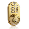 Keyless Entry Deadbolt Door Lock with Electronic Digital Keypad Polished Brass U3060