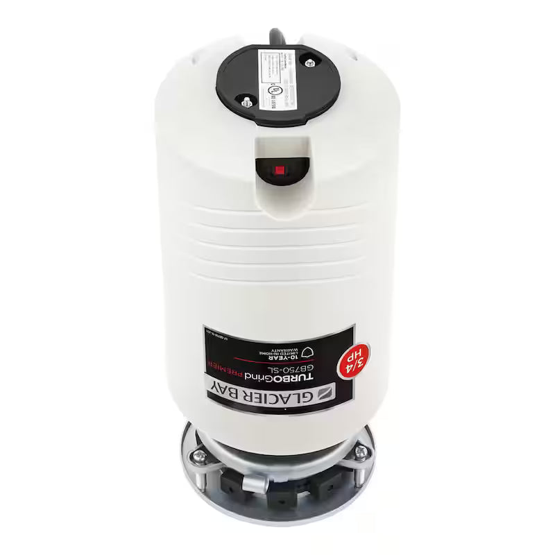 3/4 hp. Continuous Feed Garbage Disposal with Power Cord T58809