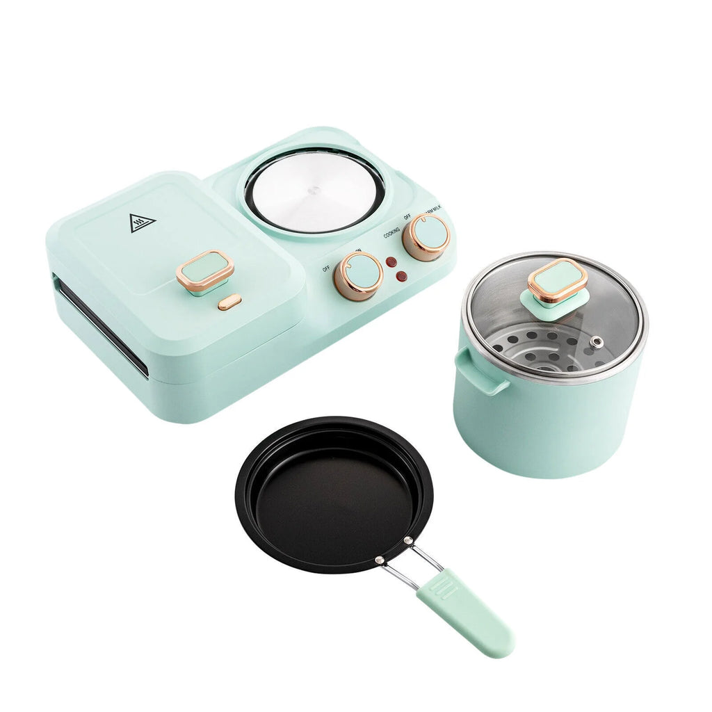 3in1 Electric Breakfast Sandwich Maker with Non-stick Plate I69827