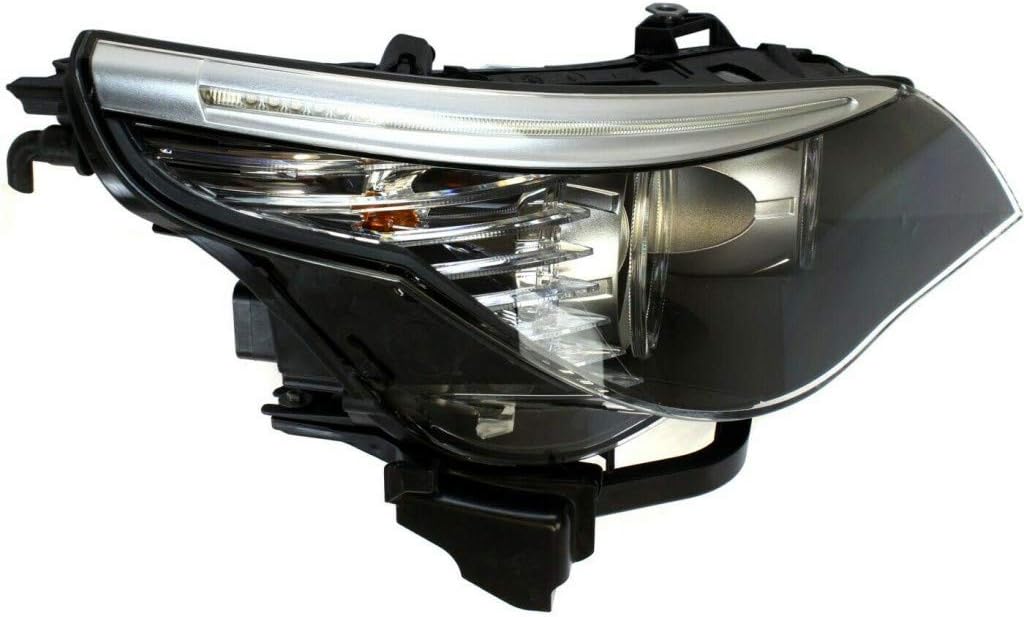 Halogen Headlight Assembly for BMW 5 Series 2008-2010 Passenger Side B696