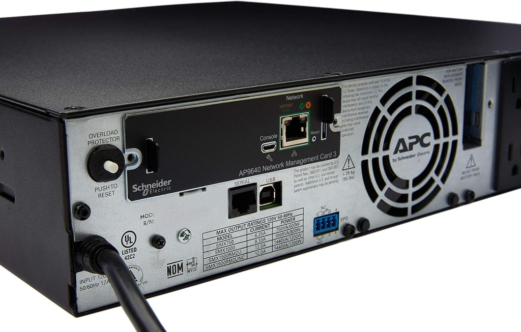 APC UPS Network Management Card 3 with 2 USB Ports and Temperature Monitoring J250