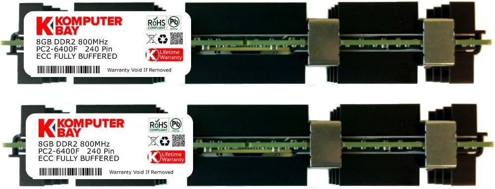 32GB (8X 4GB) DDR2 667MHz CL5 ECC Fully Buffered FB-DIMM 240 PIN w/Heatspreaders V834870