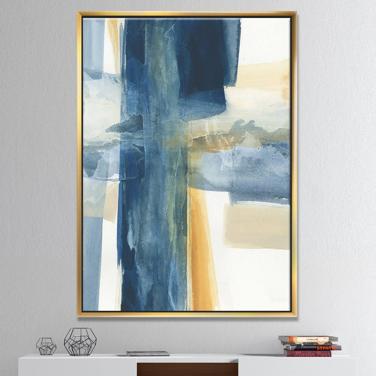 Gold Framed Canvas A824