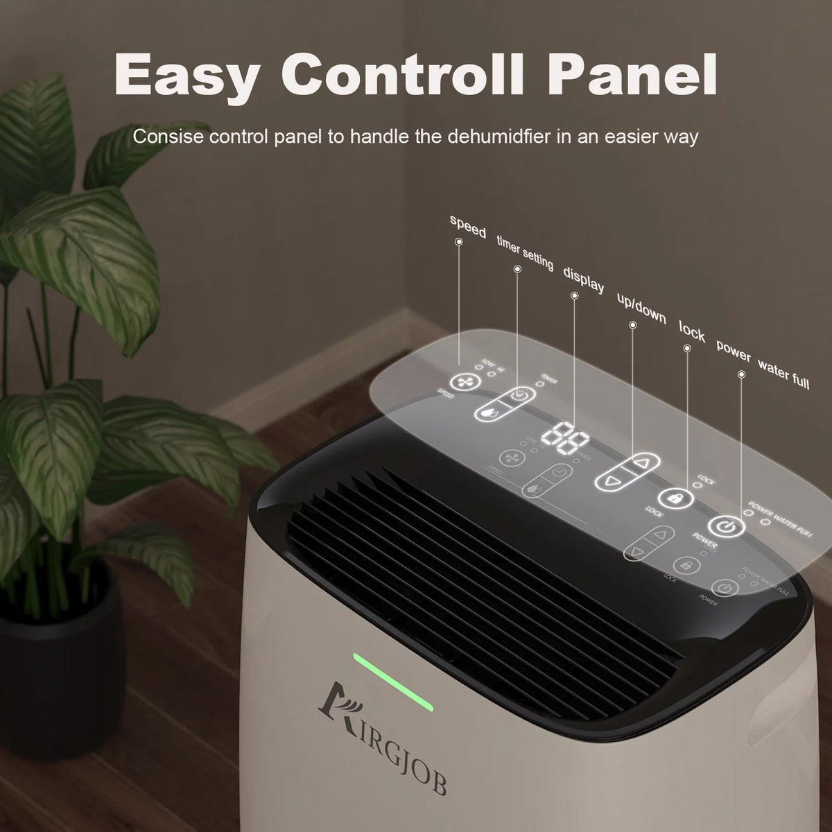 32-Pint Dehumidifier with Auto Continuous Drain R56345