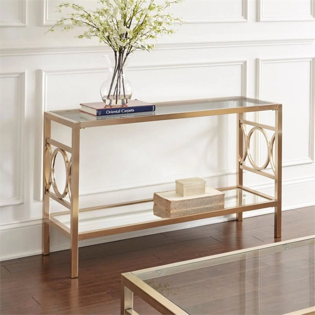 Glass Top Console Table H147351