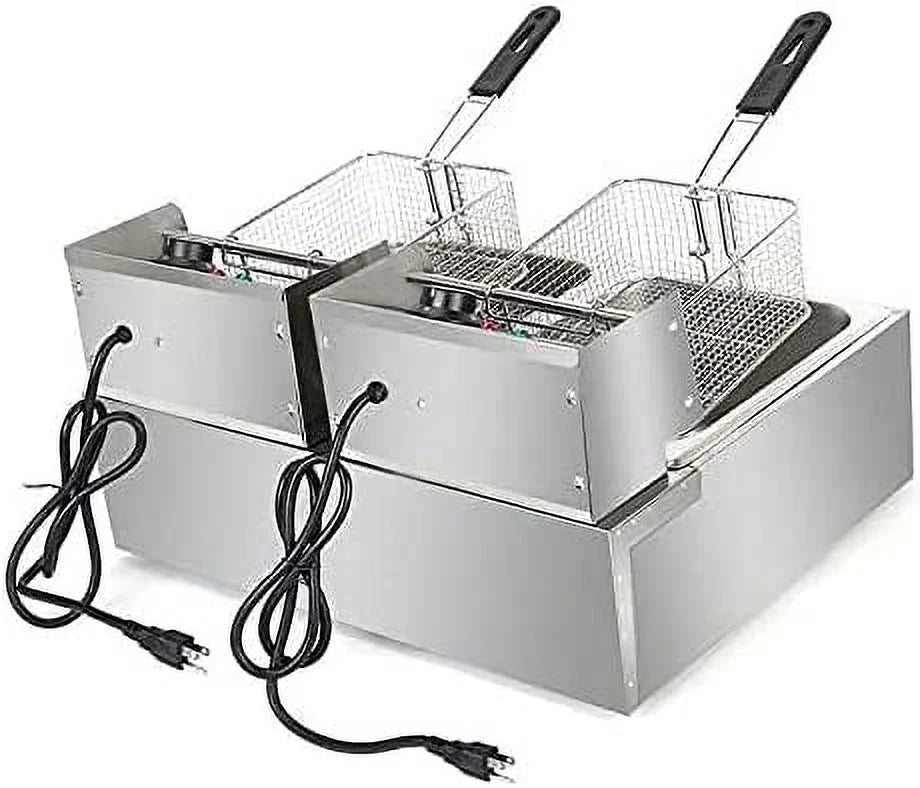 Stainless Steel Electric Deep Fryer with Basket N58578