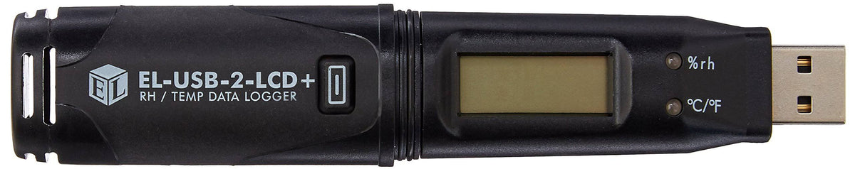 White Temperature/RH Data Logger with LCD Display G774