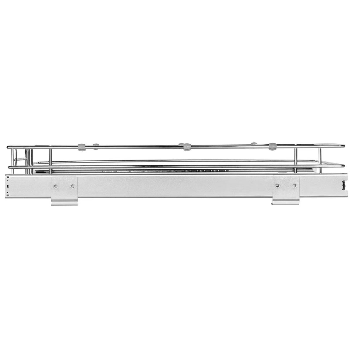 2 Pack Chrome Steel Pull Out Cabinet Organizer T606649