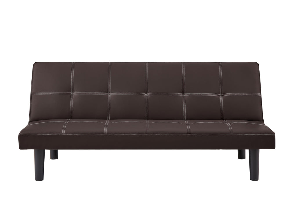 Bruno Black PU Convertible Sofa Bed K962