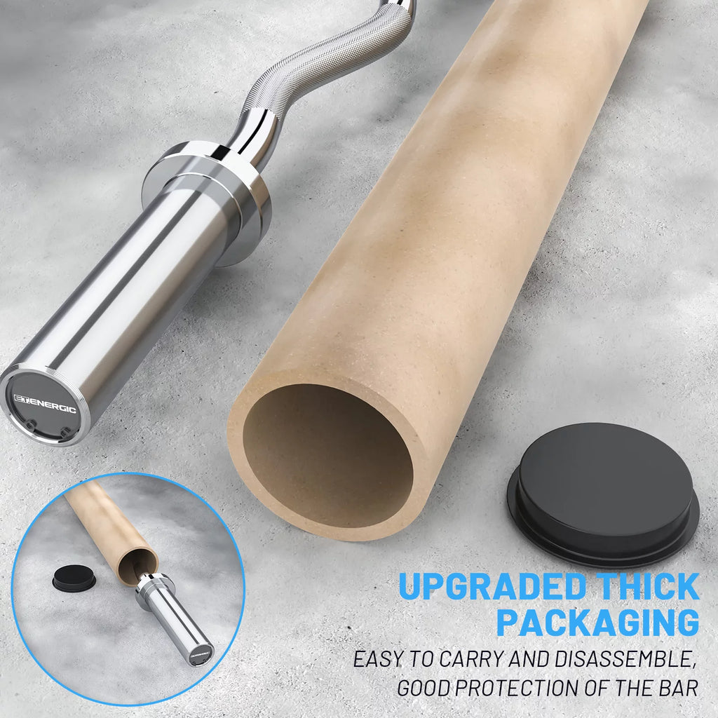 47" Olympic Curl Bar 500 lb Capacity H22219