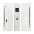 Bright Chrome Magnetic Privacy Pocket Door Pull Set A8220