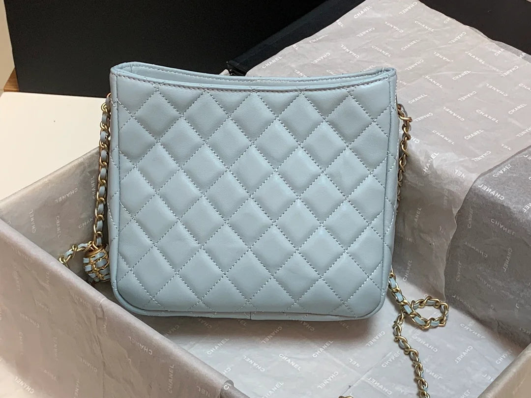 Light Blue Hobo Handbag H118