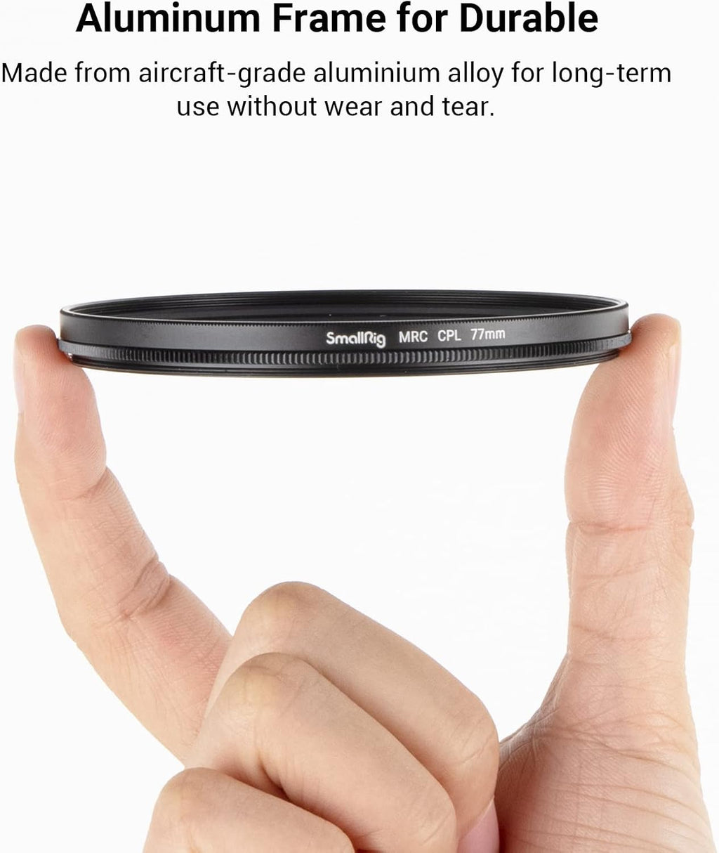 77mm Ultra Slim 18 Layer Coating Circular Polarizer Filter U1250