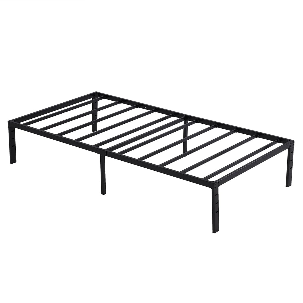 Twin Size Black Metal Platform Bed N431663