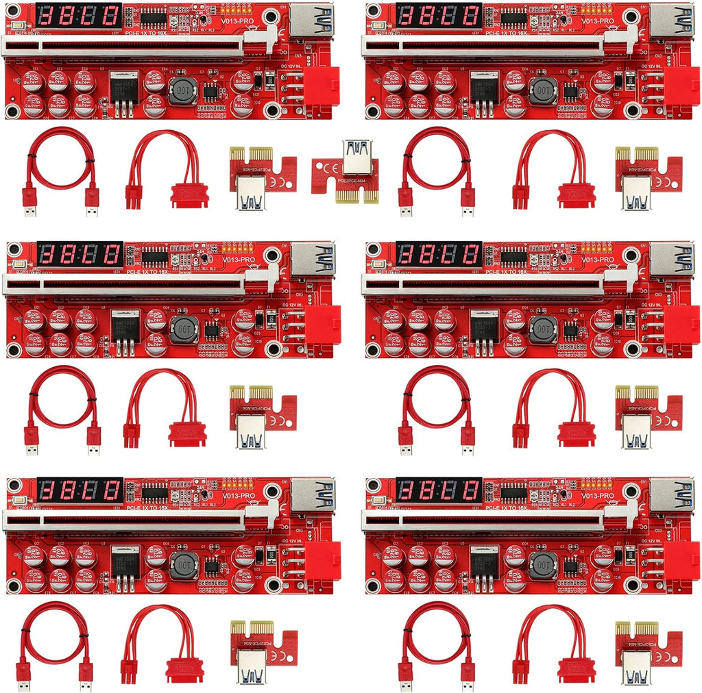 PCI-E 1X Adapter Card, 5 Pack USB 3.0 Interface S765