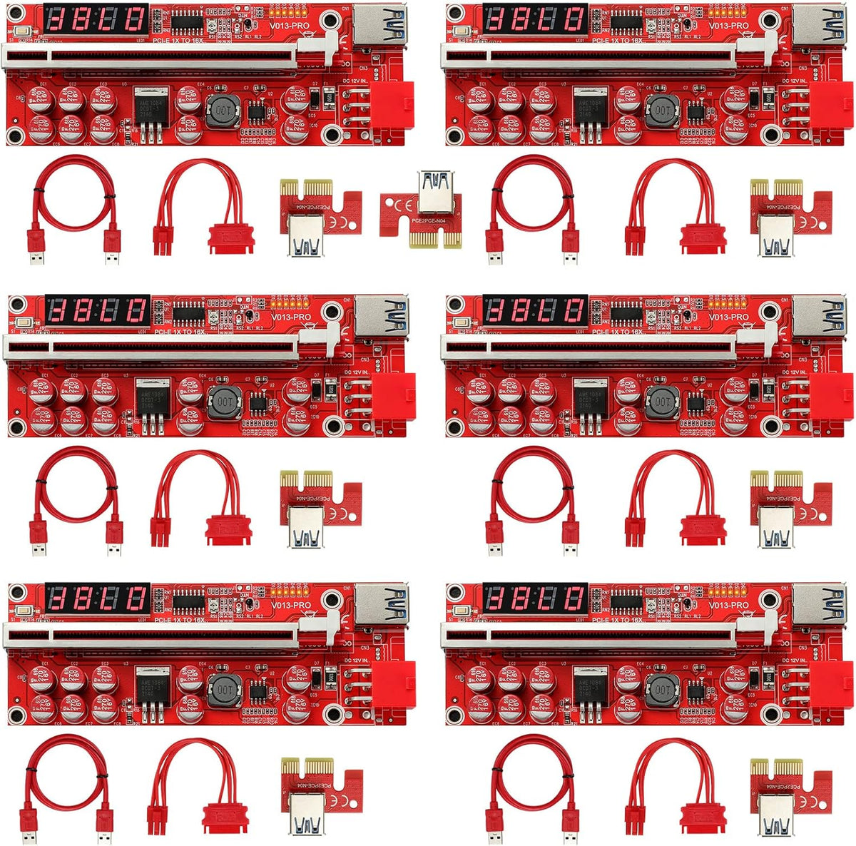 PCI-E 1X Adapter Card, 5 Pack USB 3.0 Interface S765