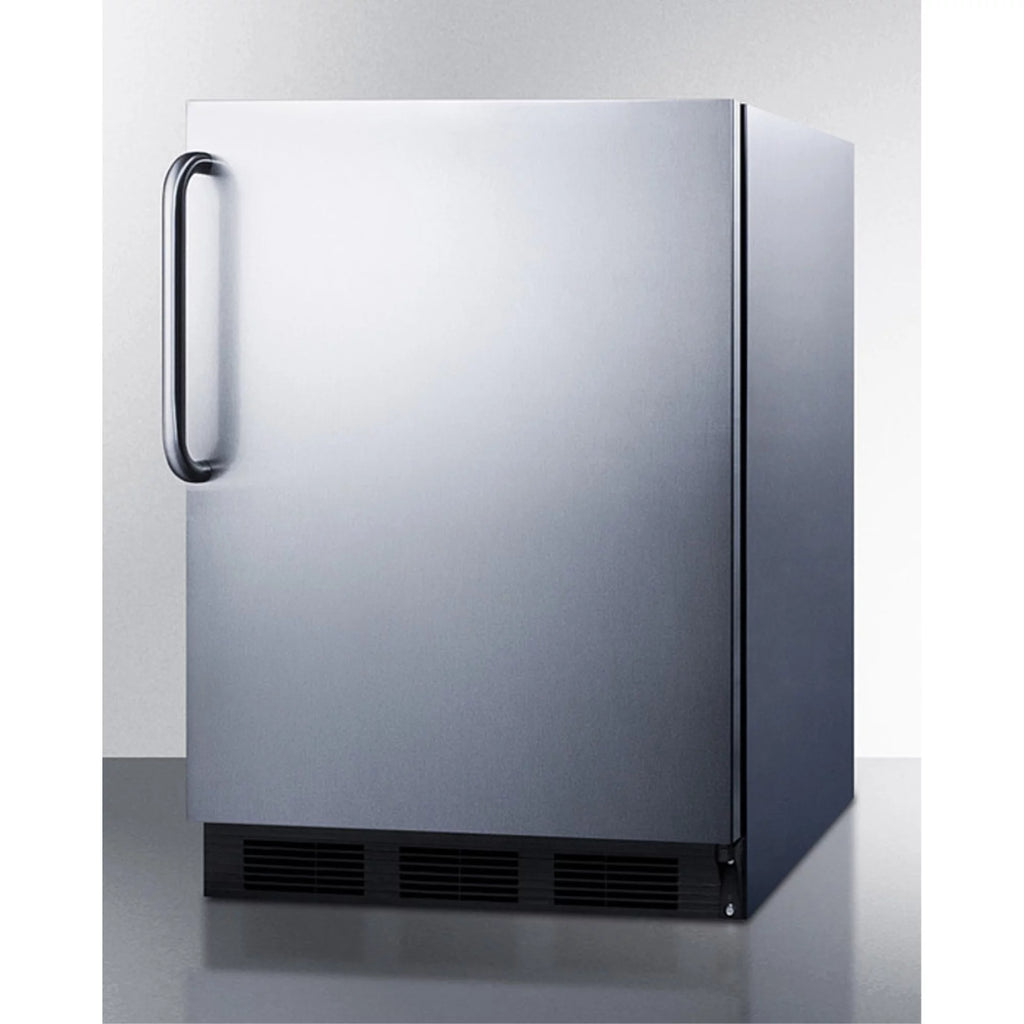 Undercounter Refrigerator-Freezer with Stainless Steel Exterior W479