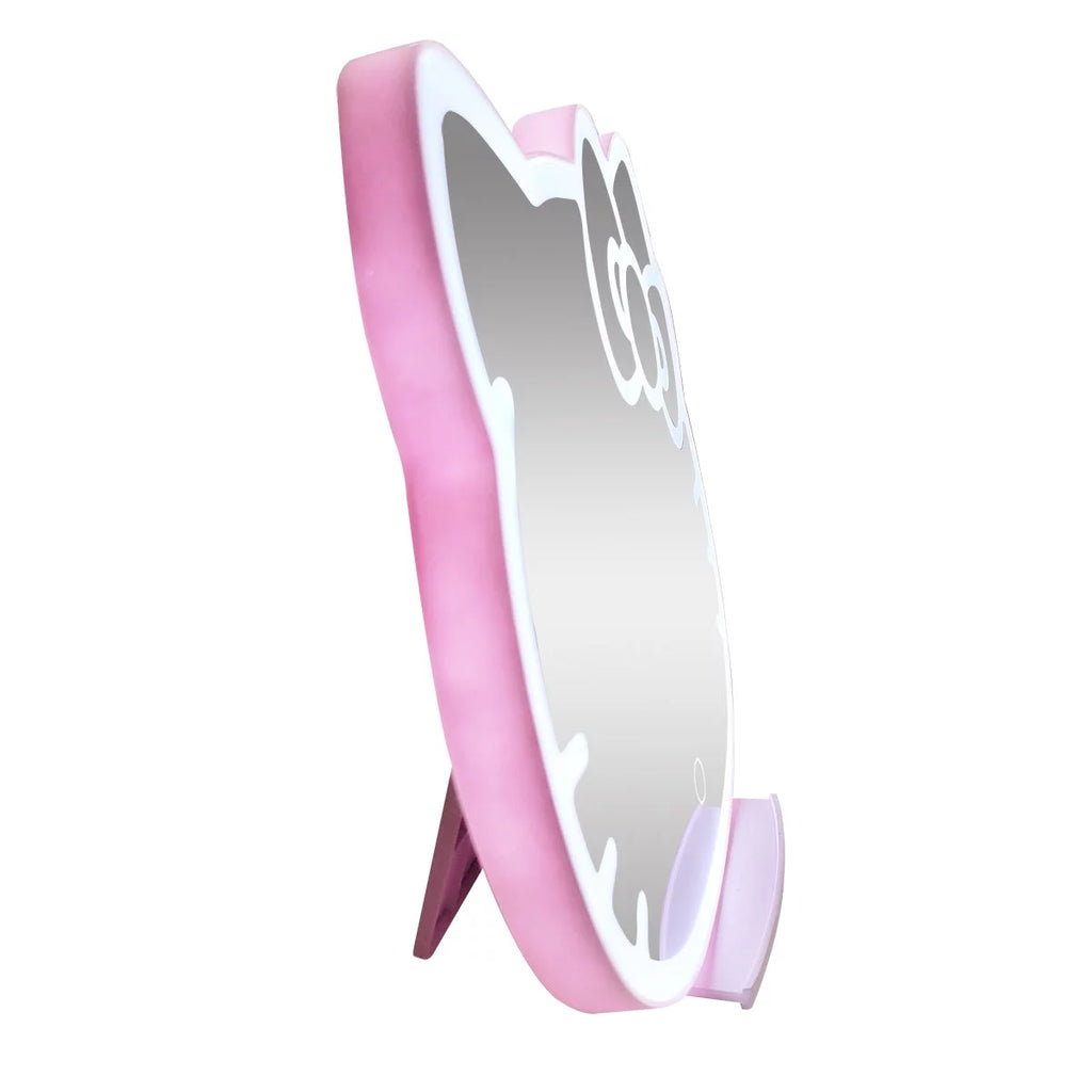 LED Table Mirror with Lights and Touch Sensor Switch J104554