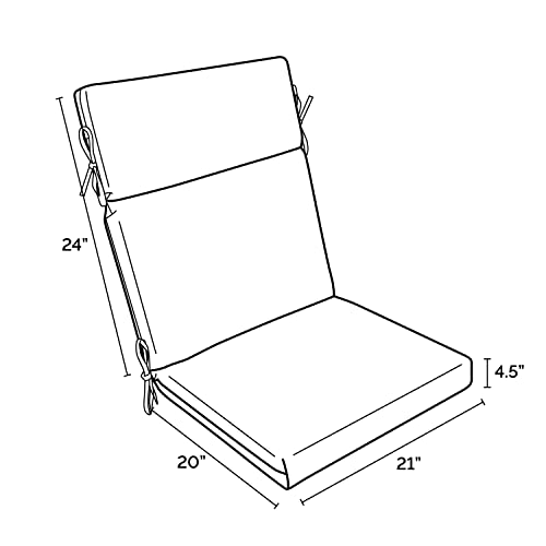 Rain-Proof Fade Resistant Outdoor Chair Cushion W155