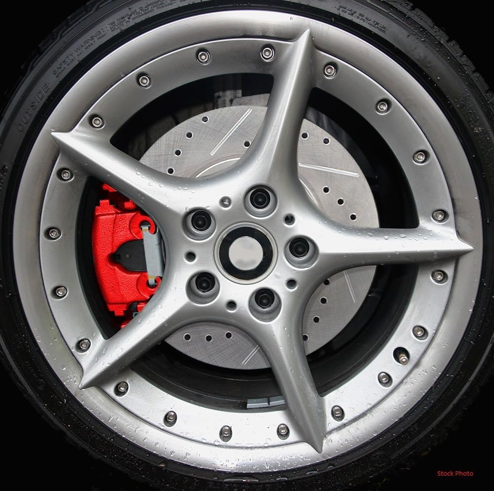 Front + Rear Ceramic Brake Pads Kit with Calipers T8763