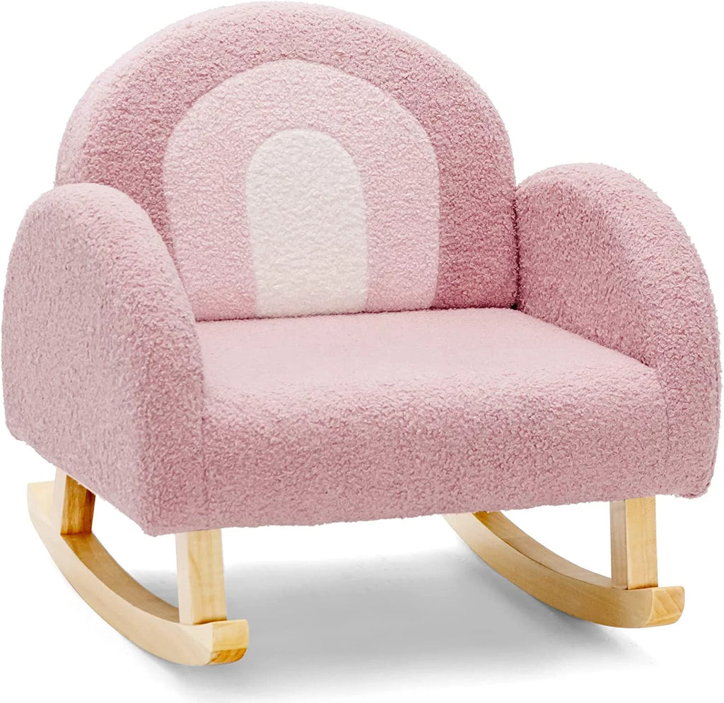 Pink Plush Kids Sofa S7692