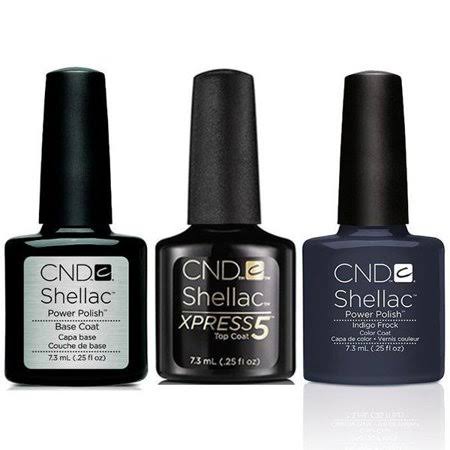 Shellac Combo 3ct Base Xpress5 Top Coat Indigo Frock Blue J800385
