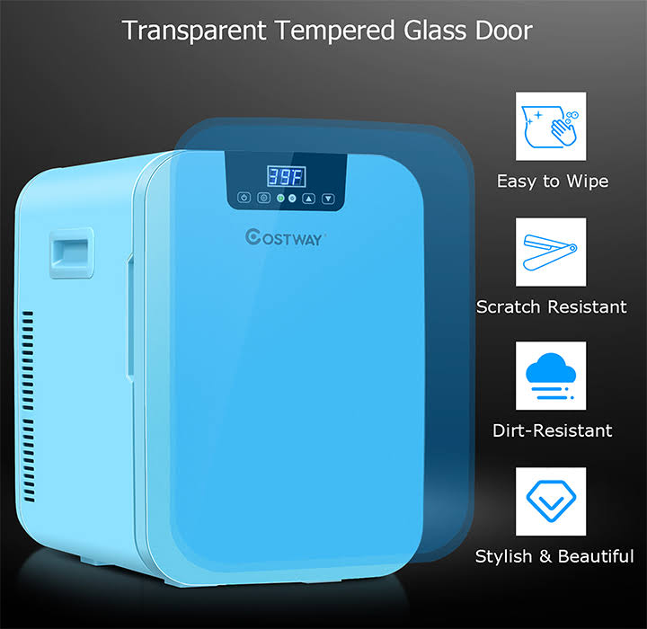 Blue 20L Compact Makeup Skincare Fridge P918