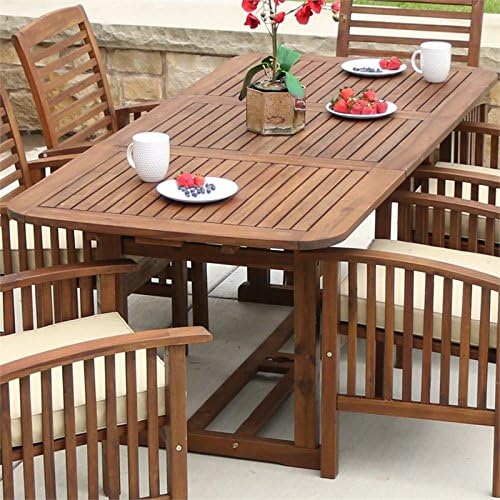 Acacia Wood Patio Dining Table S430032