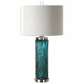 Blue Glass Lamp O7199