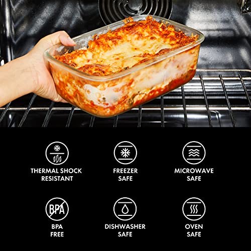 2 Cup Glass Food Storage Container Q493