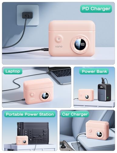 18W Fast Dual USB C Camera Battery Charger with Smart Digital Display J91149