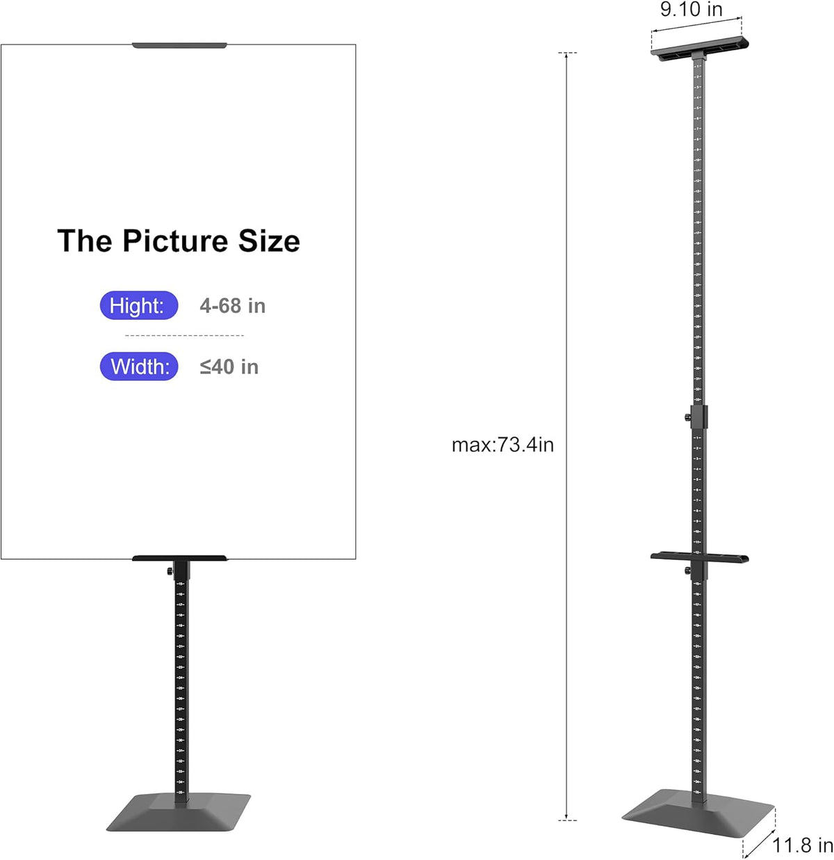 Poster Banner Stand with Scale Pole V6456