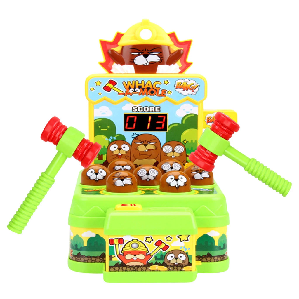 Mini Kids Electronic Arcade Game with 2 Hammers O893983