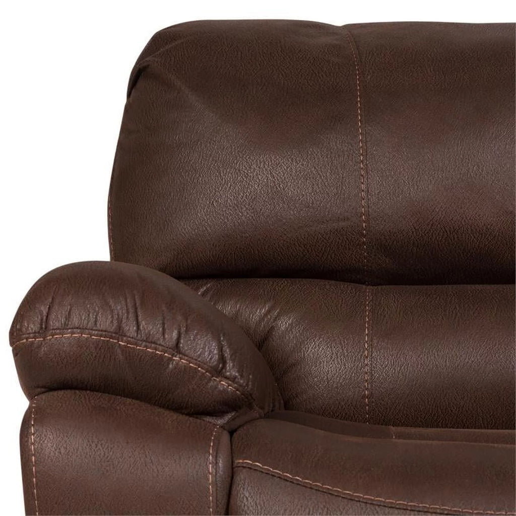 Brown Microfiber Recliner N3517