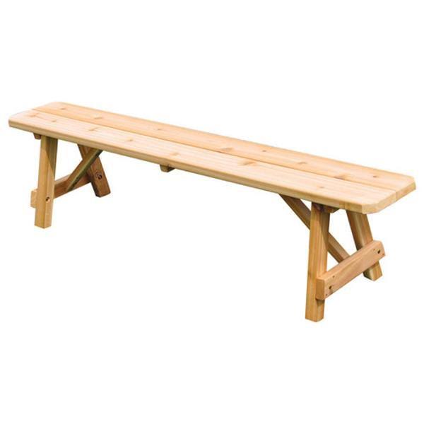 Mushroom Stain Backless Bench V5894