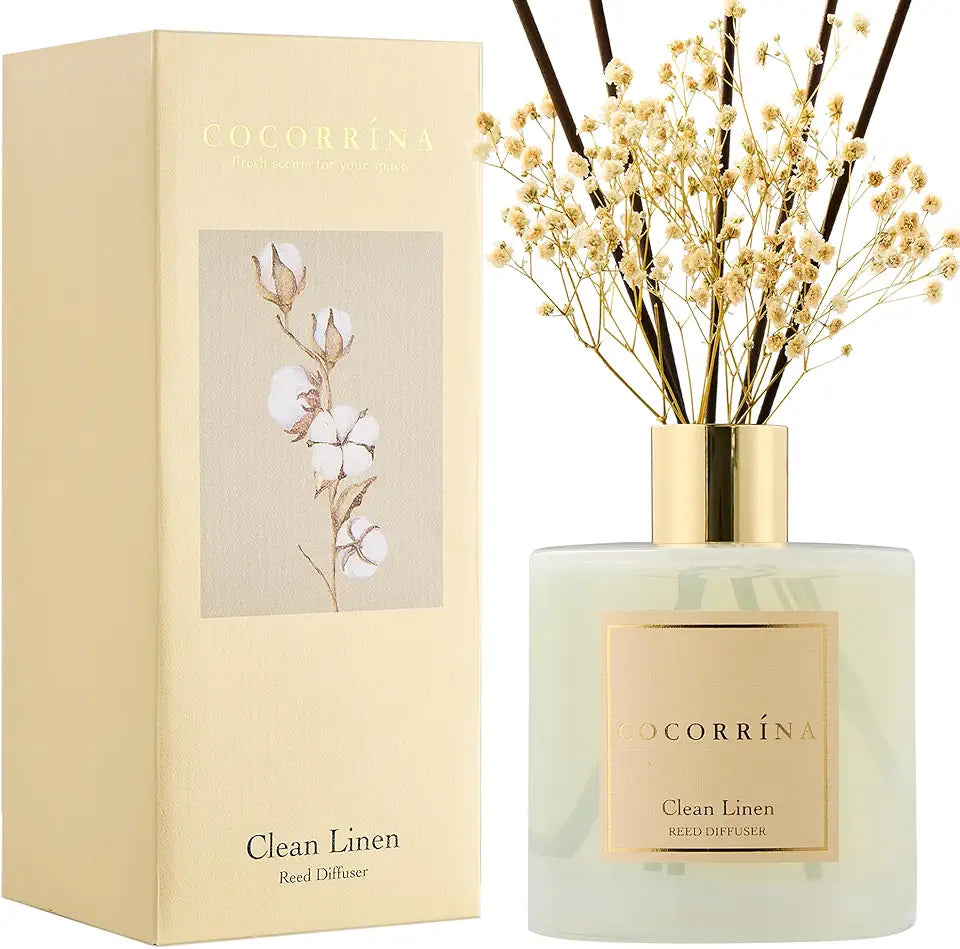 Clean Linen 17 Fl.oz Reed Diffuser with 8 Sticks F63926