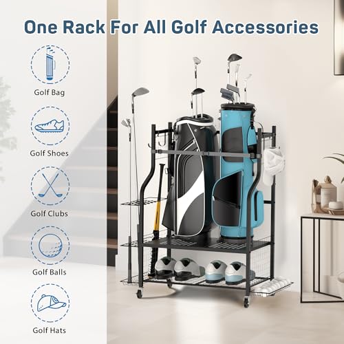 Extra Large Golf Bag Storage Rack P5254