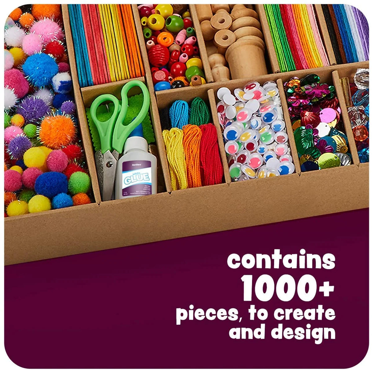 1000 Plus Piece Craft Kit for Kids T80250