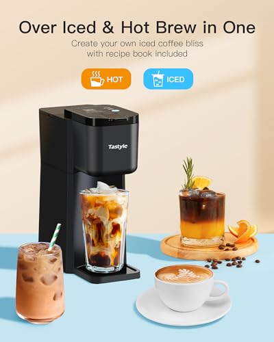 Mini Single Serve Coffee Maker for K Cup and Ground, 6 to 13 Oz Brew Sizes P9635