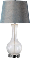 Red Glass Table Lamps Z28913