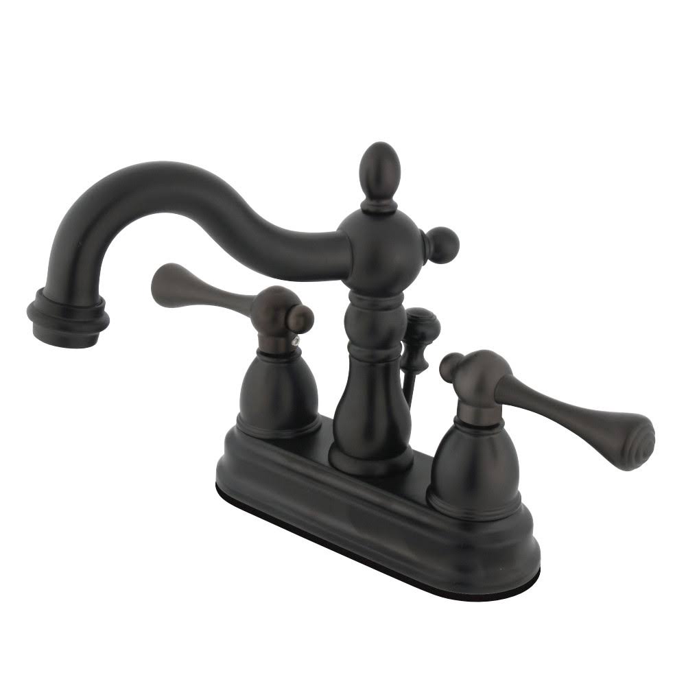 Oil Rubbed Bronze Centerset Lavatory Faucet with Pop-Up R672
