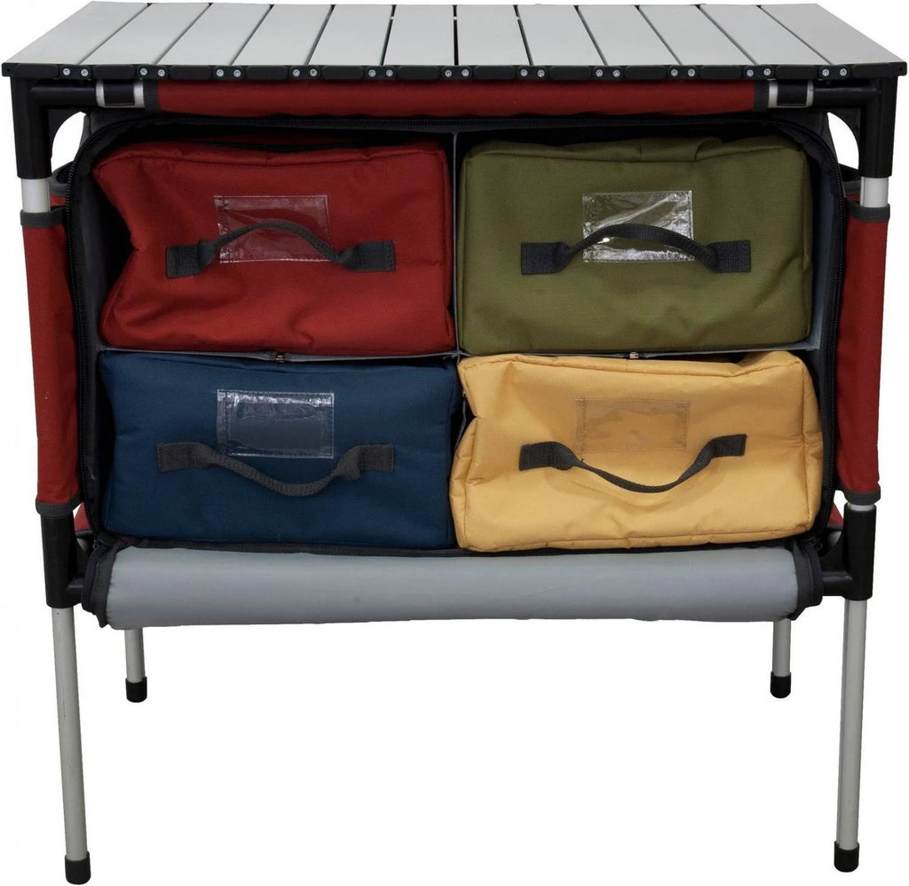 Grey/Red Table & Organizer C876084