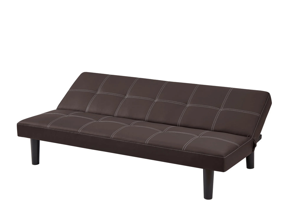 Bruno Black PU Convertible Sofa Bed K962