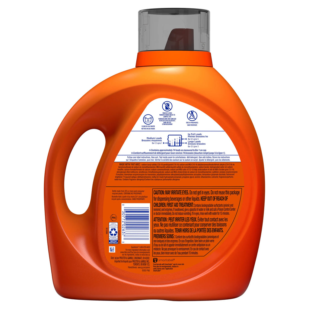 Tide Liquid Laundry Detergent, 115 fl oz, 74 Loads A61521