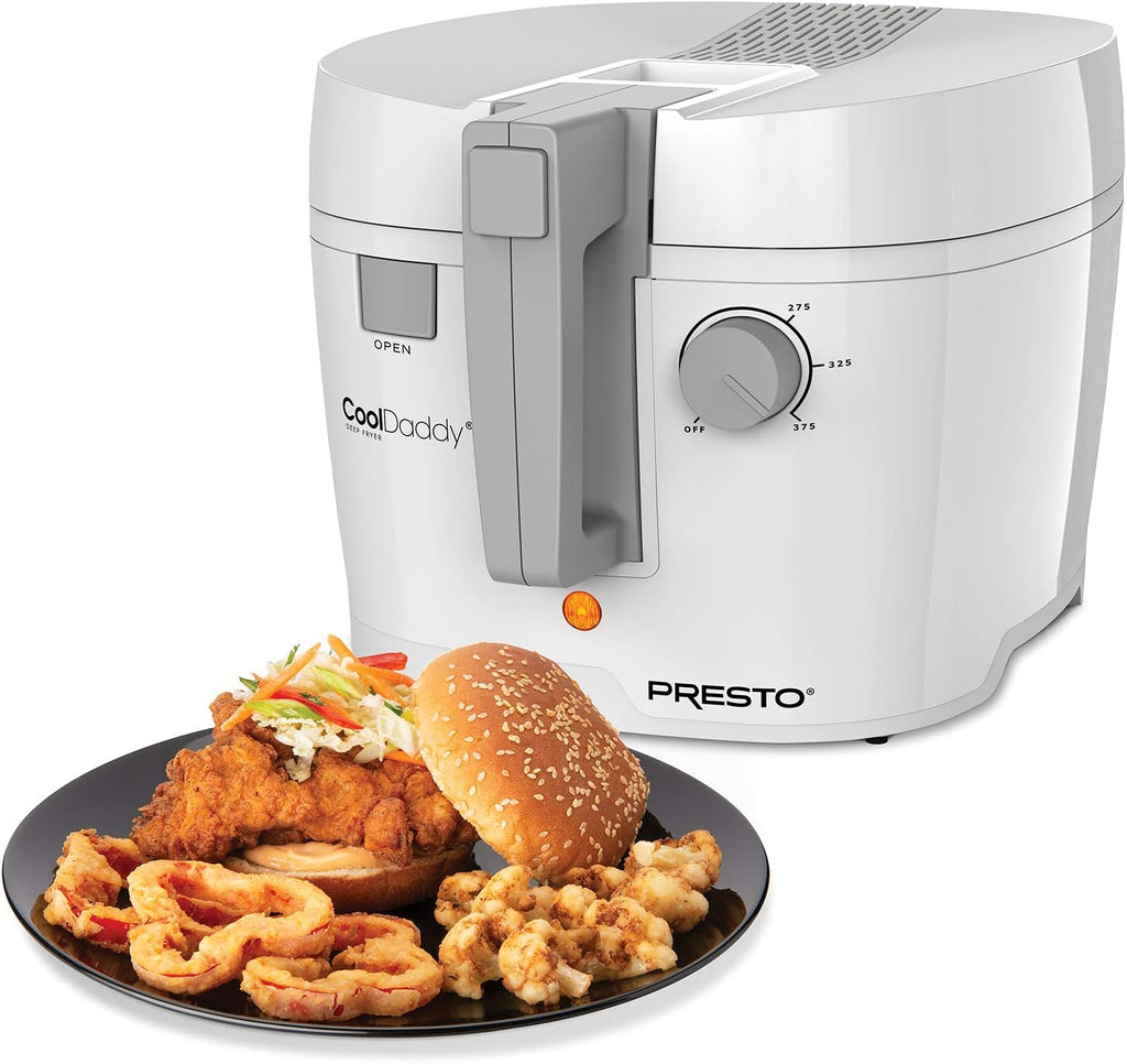 White Cool-touch Deep Fryer Pack of 2 M18406