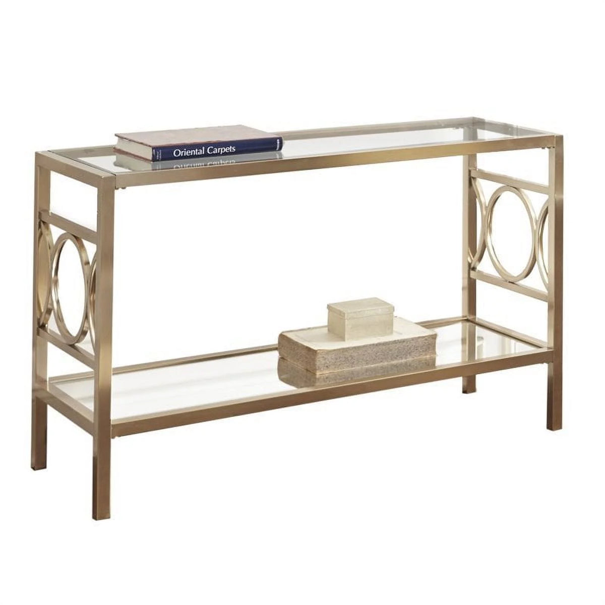 Glass Top Console Table H147351
