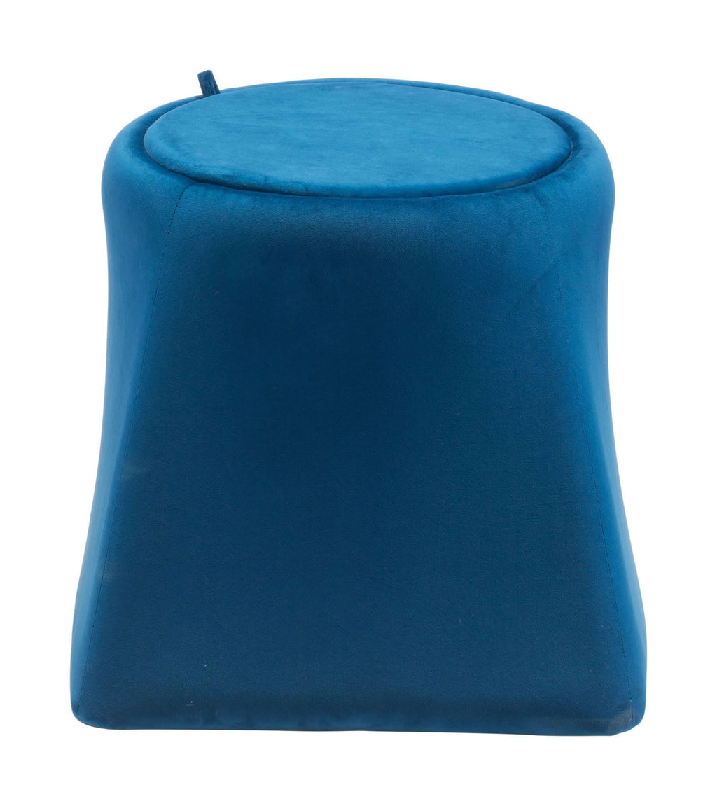Green Velvet Ottoman Z86938