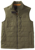 Men's Cargo Green Quilted Vest I333