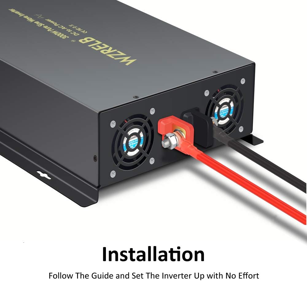 3500Watt 48V DC to 110V 120V AC Power Inverter with Remote Control U36811